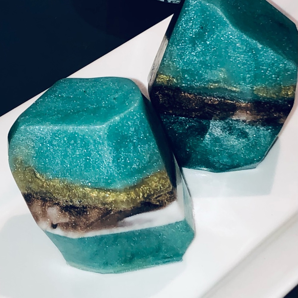 Turquoise Gemstone Soap Bar